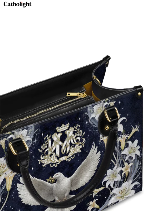 The Holy Spirit and Lily Devotional Leather Bag - Image 3