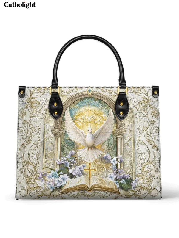Sanctuary of the Holy Spirit Leather Bag