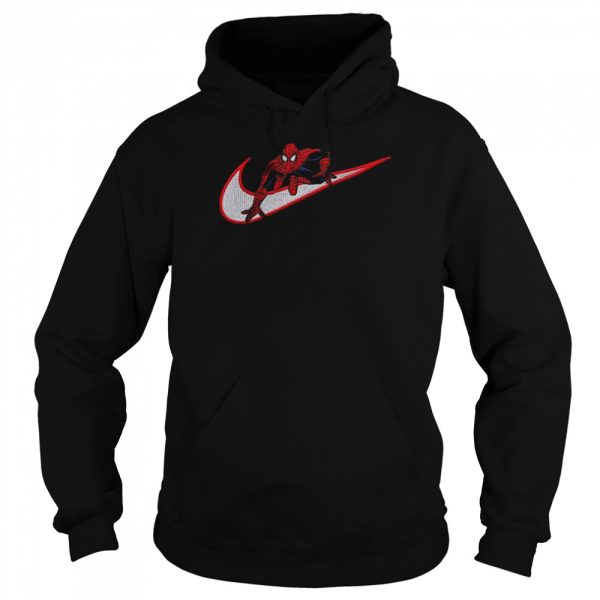 Marvel MCU Superhero [year] Embroidered Spider Man Nike Shirt - TerraBell Designs - Image 3