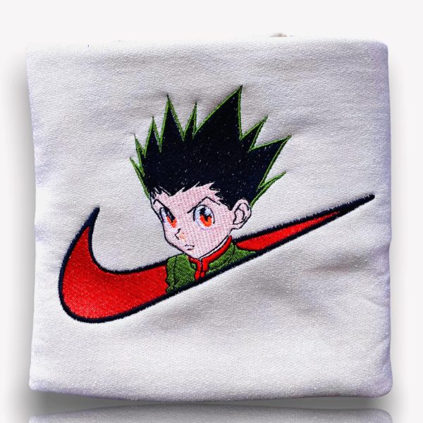Gon Hunter X Nike Embroidered Sweatshirt - TerraBell Designs