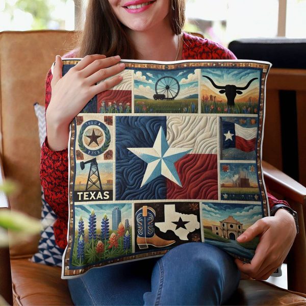 Best Texas Design Throw Pillow Decorative pillow cover PL72 - Image 4