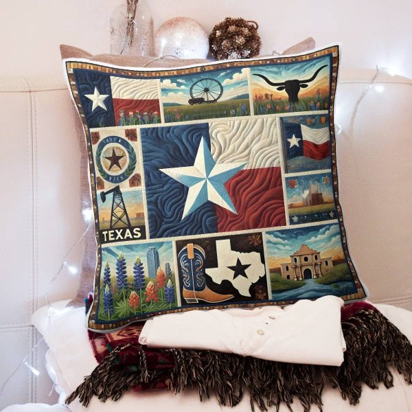 Best Texas Design Throw Pillow Decorative pillow cover PL72 - Image 3