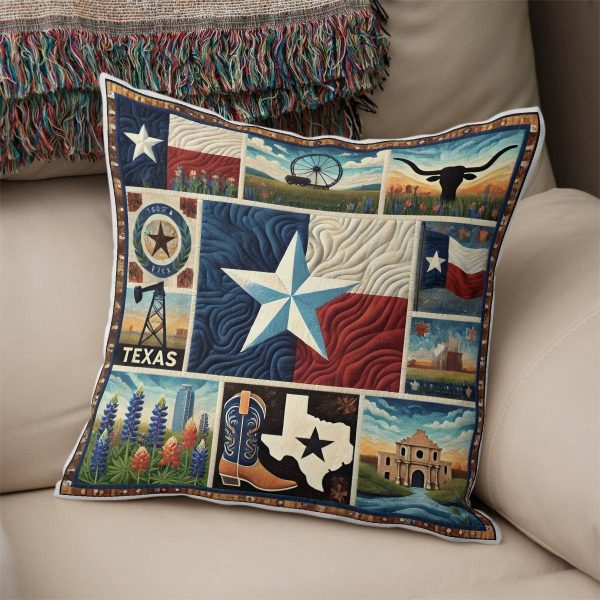 Best Texas Design Throw Pillow Decorative pillow cover PL72 - Image 2
