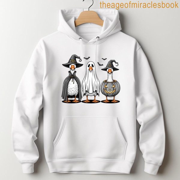 Halloween Geese Spooky Goose T-shirt - Image 4