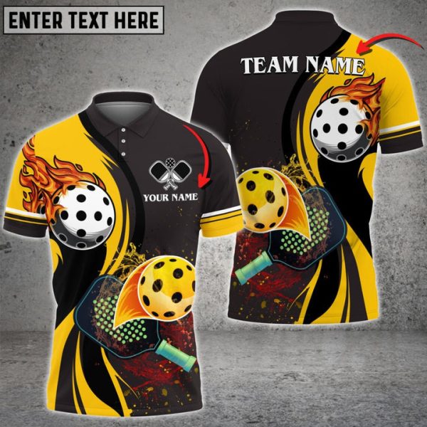 Personalized 3D Pickleball Shirts for Men, Pickle Ball Jersey Shirt Short Sleeve, Pickleball Shirt Gifts for Grandpa