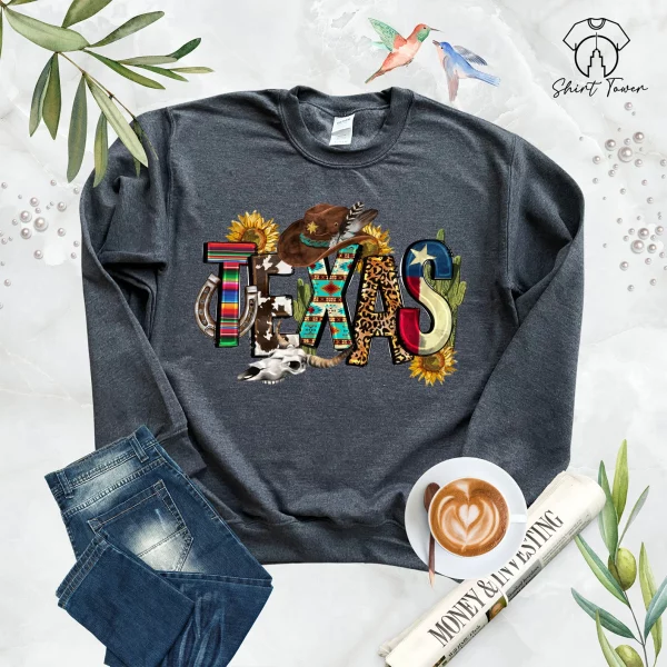 Texas Lover Western Country Sweatshirt Tshirt - Image 3