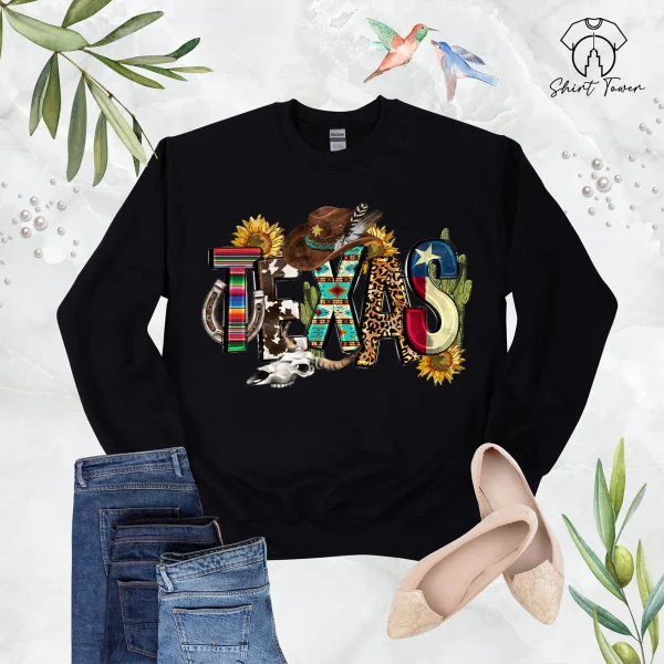 Texas Lover Western Country Sweatshirt Tshirt - Image 5