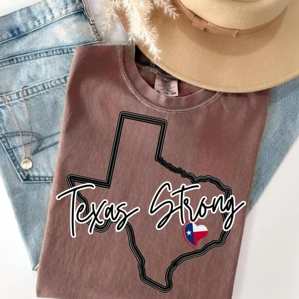 Pray for Texas, Texas Hill Country Strong, Flood 2025 Tshirt TXHCS3 - Image 3