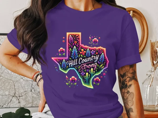Pray for Texas, Texas Hill Country Strong, Flood 2025 Tshirt TXHCS1 - Image 3