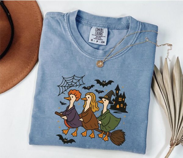 Summerween Goose Shirt, Summer Halloween Shirt, Silly Goose, Halloween Gift, Retro Halloween, Vacation Shirt, Summer Shirt - Image 3