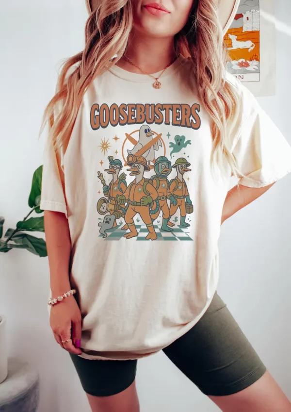 Goosebusters Funny Goose Halloween Shirt Comfort Colors Goose Shirt Spooky Shirt Trendy Halloween Shirt Spooky Season Funny Halloween Tshirt - Image 7