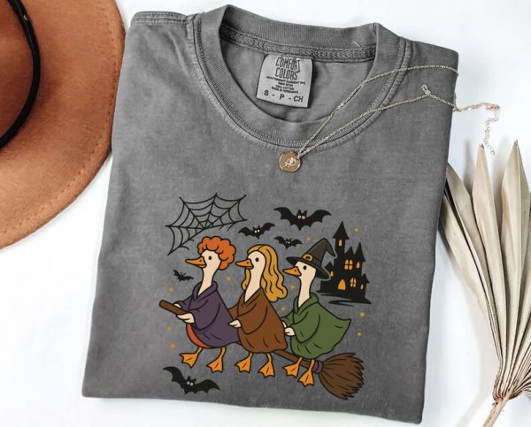 Summerween Goose Shirt, Summer Halloween Shirt, Silly Goose, Halloween Gift, Retro Halloween, Vacation Shirt, Summer Shirt - Image 4