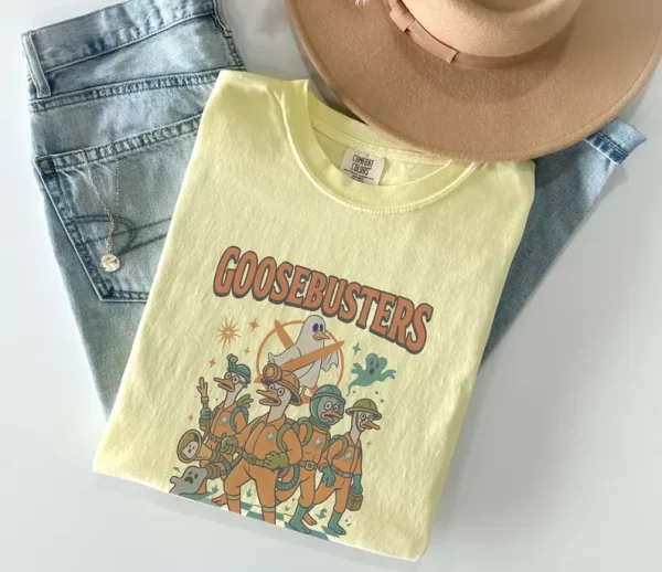 Goosebusters Funny Goose Halloween Shirt Comfort Colors Goose Shirt Spooky Shirt Trendy Halloween Shirt Spooky Season Funny Halloween Tshirt - Image 9