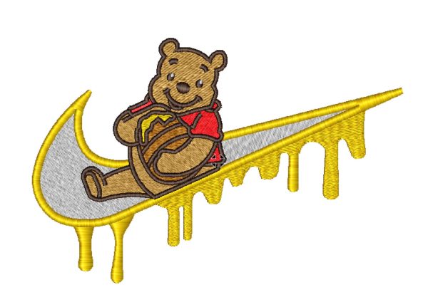 Winnie The Pooh Nike Embroidered Sweatshirt - TerraBell Designs - Image 2