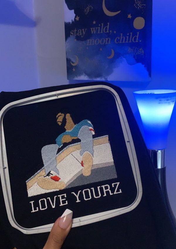J Cole Nike Celebrity Embroidered Crewneck - TerraBell Designs - Image 2