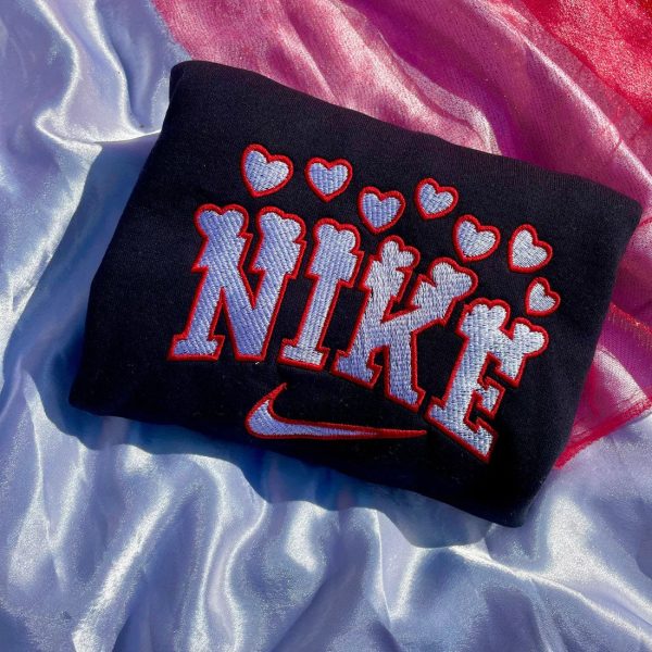 Embroidered Lovely Nike Pullover Hoodie - TerraBell Designs - Image 2