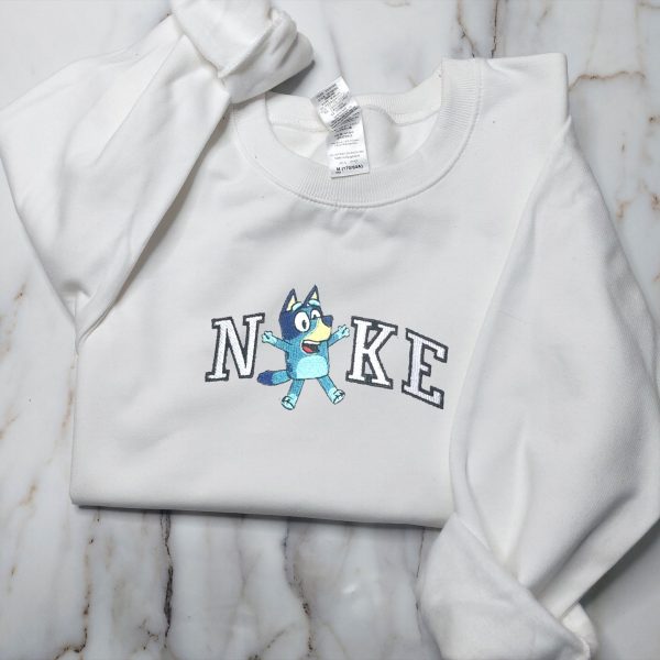 Bluey X Bingo Nike Couple Embroidered Sweatshirt - TerraBell Designs - Image 6