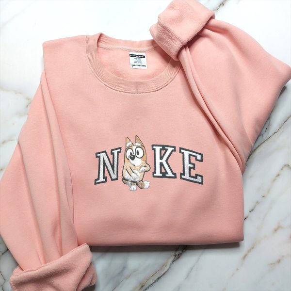 Bluey X Bingo Nike Couple Embroidered Sweatshirt - TerraBell Designs - Image 5