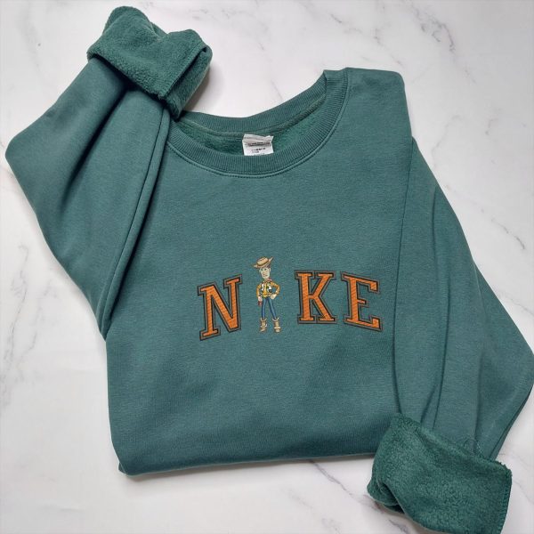 Woody Jesssie Couple Nike Embroidered Sweatshirt - TerraBell Designs - Image 4