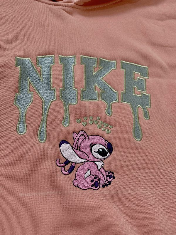 Embroidered Nike Stitch And Angel Couple Sweatshirts - TerraBell Designs - Image 4