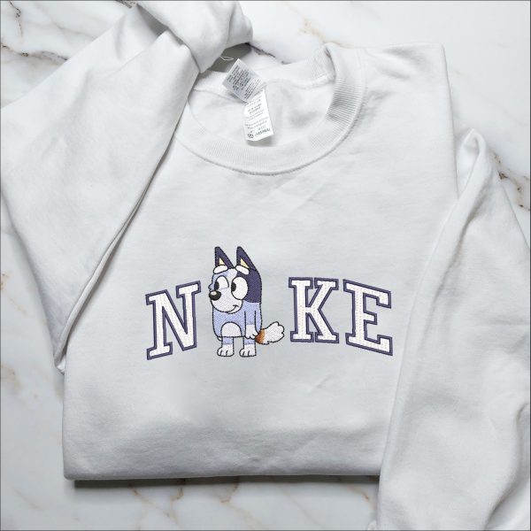 Muffin Socks Nike Couple Embroidered Bluey Sweatshirt - TerraBell Designs - Image 4