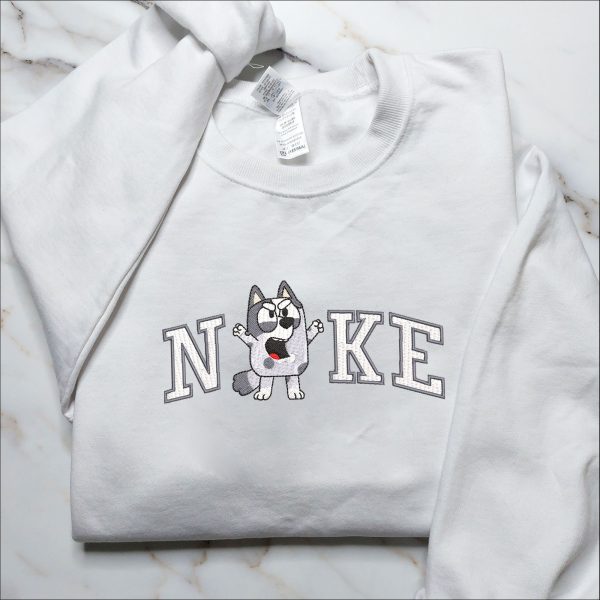 Muffin Socks Nike Couple Embroidered Bluey Sweatshirt - TerraBell Designs - Image 6