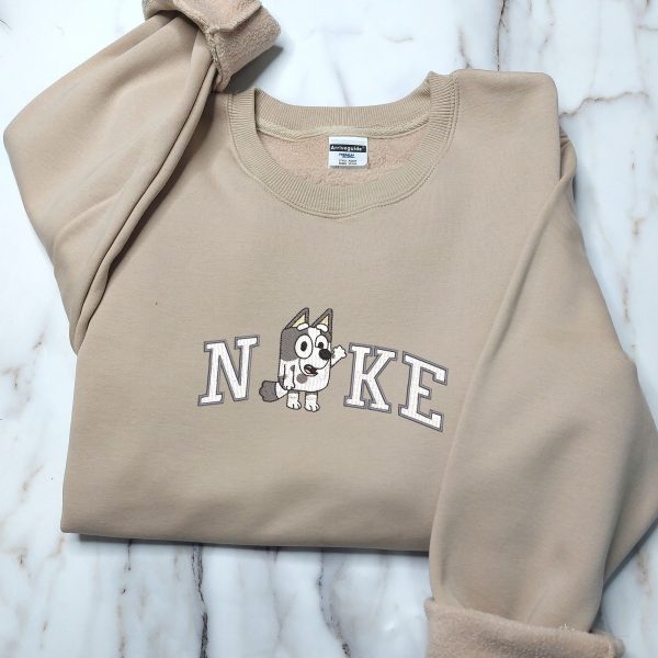 Nike Muffin Christin Couple Embroidered Bluey Sweatshirt - TerraBell Designs - Image 4