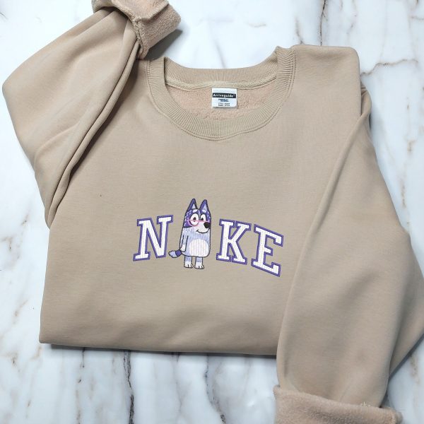 Nike Muffin Christin Couple Embroidered Bluey Sweatshirt - TerraBell Designs - Image 6