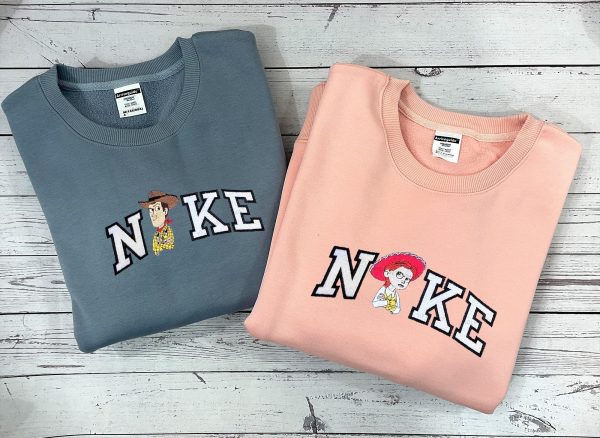 Nike Woody X Jessie Couple Embroidered Sweatshirt - TerraBell Designs - Image 3