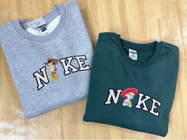 Nike Woody X Jessie Couple Embroidered Sweatshirt - TerraBell Designs - Image 2