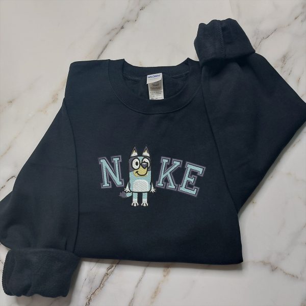 Nike Bluey X Bingo Dance Couple Embroidered Sweatshirt - TerraBell Designs - Image 5