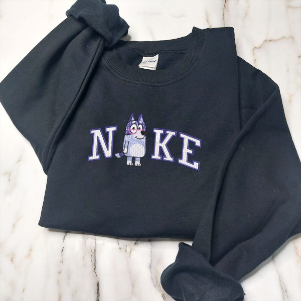 Nike Muffin Christin Couple Embroidered Bluey Sweatshirt - TerraBell Designs - Image 5