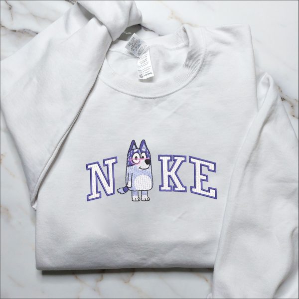 Nike Muffin Christin Couple Embroidered Bluey Sweatshirt - TerraBell Designs - Image 2