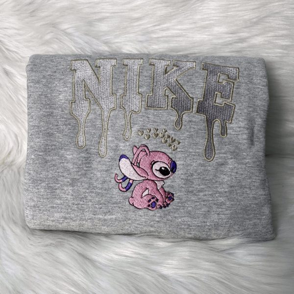 Embroidered Nike Stitch And Angel Couple Sweatshirts - TerraBell Designs - Image 8