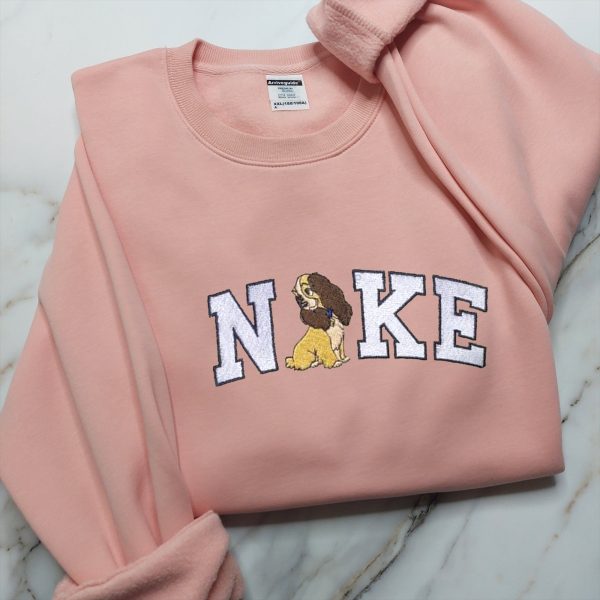 Nike Tramp X Lady Couple Embroidered Cartoon Sweatshirt - TerraBell Designs - Image 5