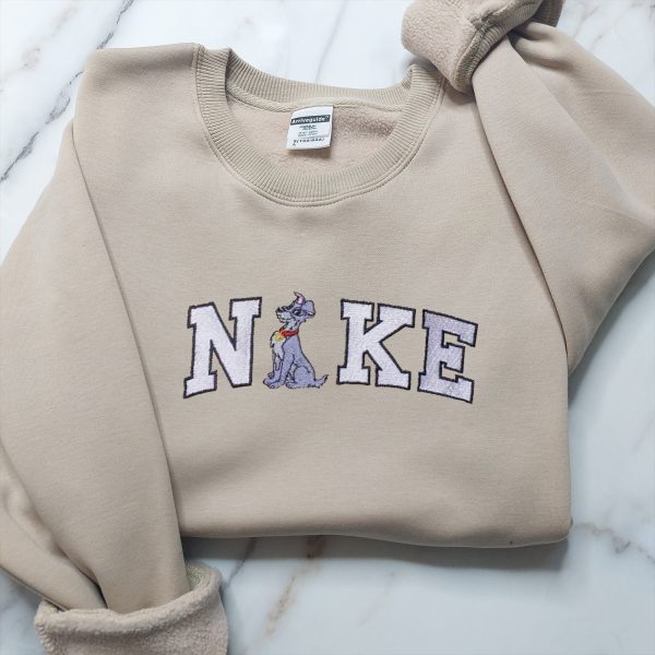 Nike Tramp X Lady Couple Embroidered Cartoon Sweatshirt - TerraBell Designs - Image 3
