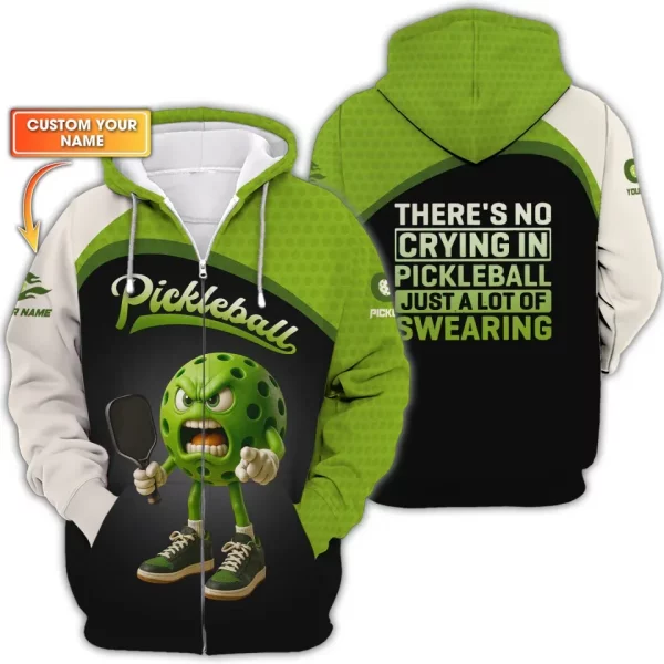No Crying In Pickleball T Shirts, Funny Pickleball Shirts, Best Pickleball Gifts - Image 3