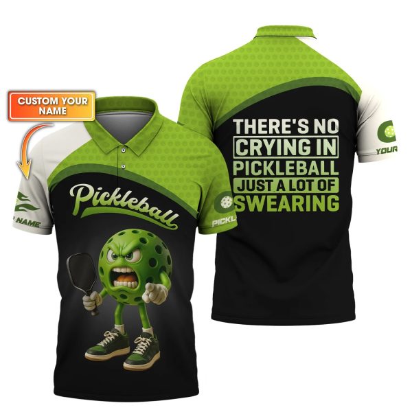 No Crying In Pickleball T Shirts, Funny Pickleball Shirts, Best Pickleball Gifts - Image 2