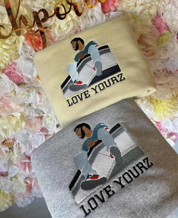 J Cole Nike Celebrity Embroidered Crewneck - TerraBell Designs