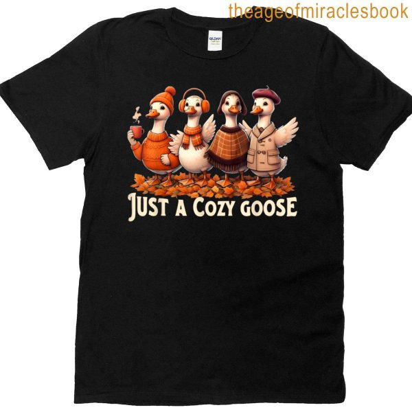 Just A Cosy Goose Funny Halloween Family Matching T-shirt