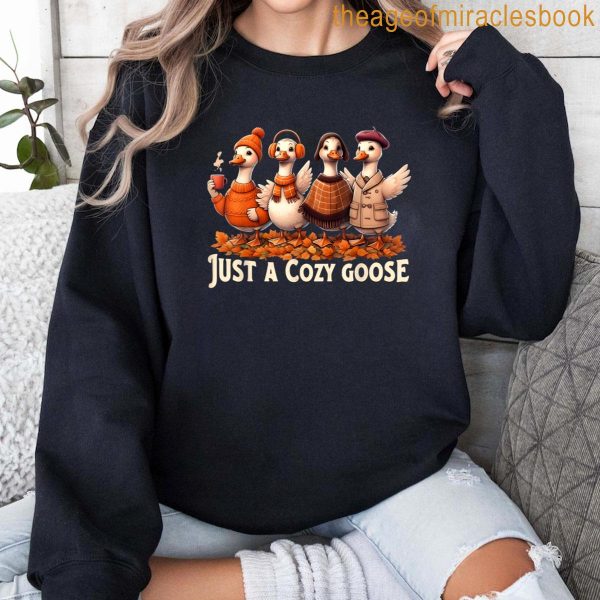 Just A Cosy Goose Funny Halloween Family Matching T-shirt - Image 2