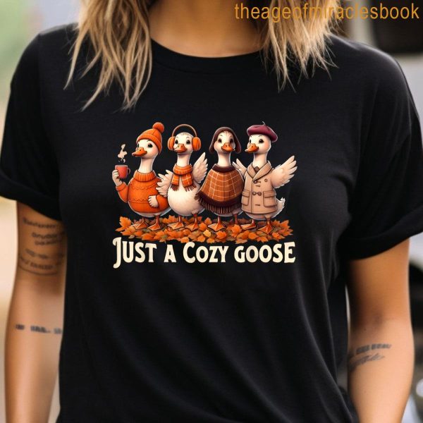 Just A Cosy Goose Funny Halloween Family Matching T-shirt - Image 3