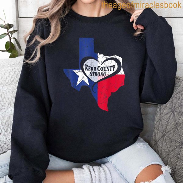 Kerr County Strong Texas Pray For Texas T-shirt - Image 2
