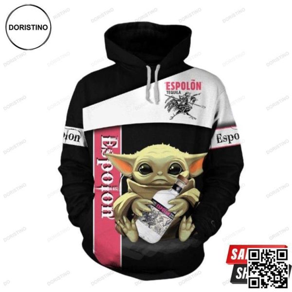 Ldh Esn Baby Yoda Awesome 3D Hoodie