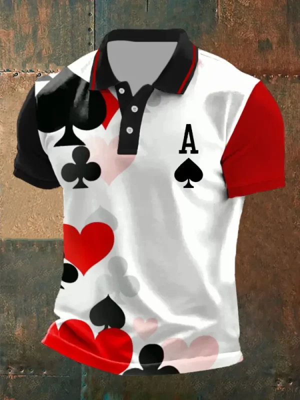 Polo Shirts Texas Hold'em Ace Shirt