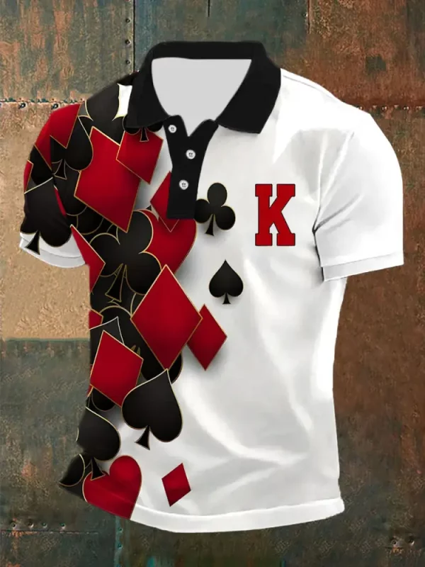 Polo Shirts Texas Hold'em Poker King