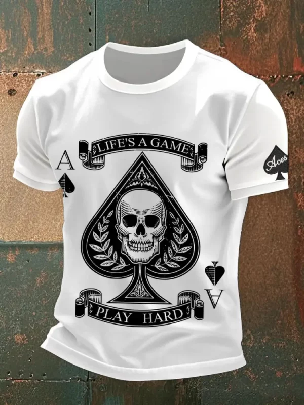Polo Shirts Texas Hold'em Spadess A Life Is A Game