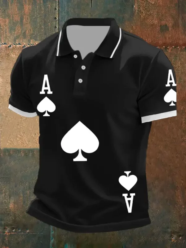 Polo Shirts Texas Hold'em Spades A - Image 5