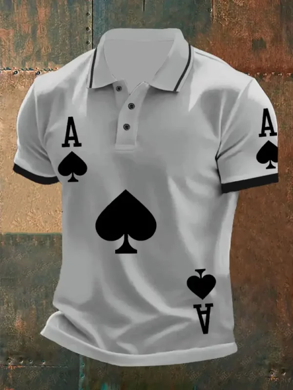 Polo Shirts Texas Hold'em Spades A - Image 3