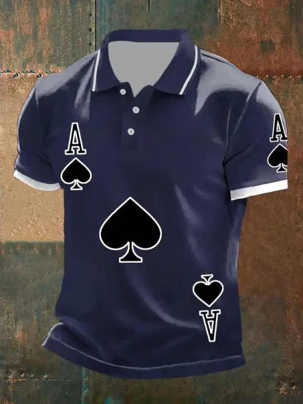 Polo Shirts Texas Hold'em Spades A - Image 2
